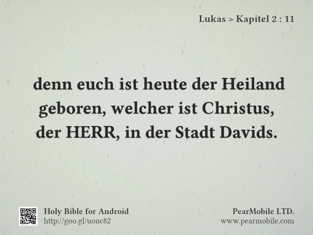 Lukas, Kapitel 2:11